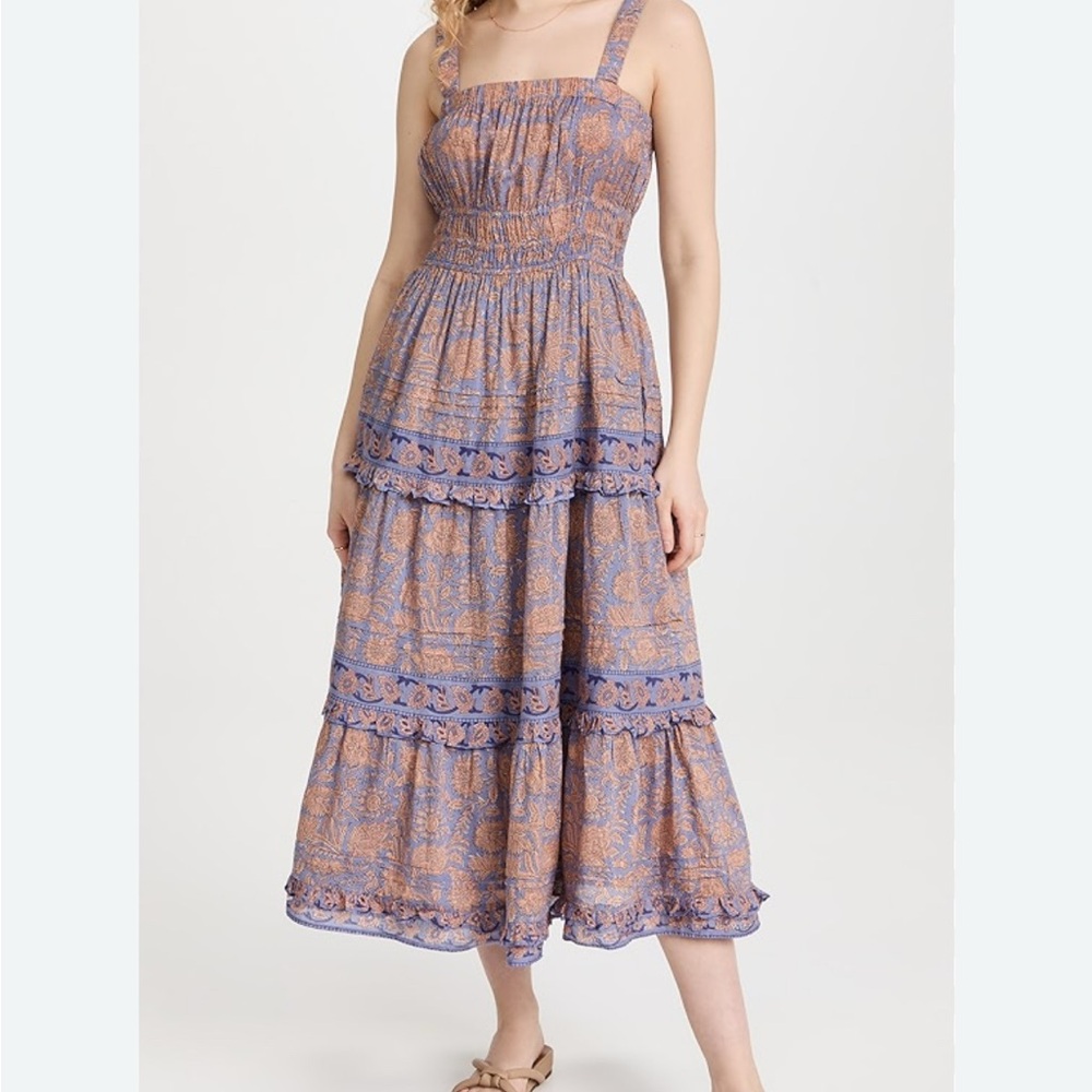 Cleobella Jolene dress purple/orange